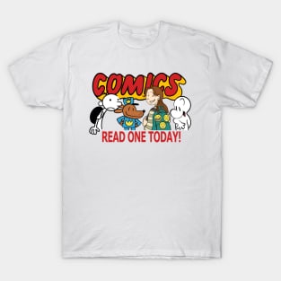 Comics Read One Today (Kids Edition) T-Shirt